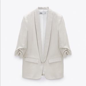 Zara linen blazer